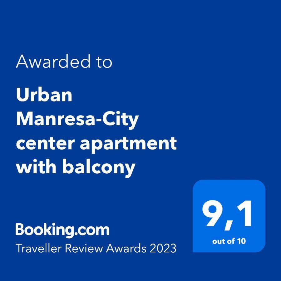 Urban Manresa-City Center Apartment With Balcony Екстер'єр фото